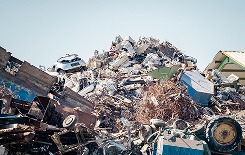Residuos de metales no preciosos